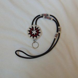 Artisan Beaded Lanyard